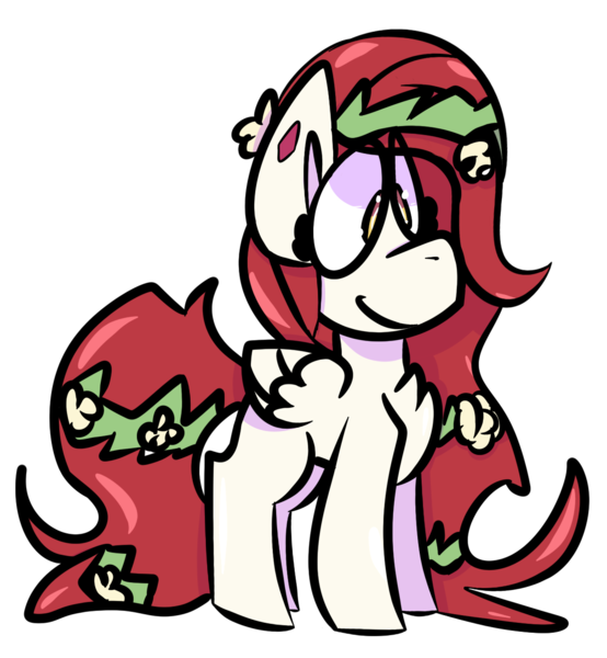 Size: 1224x1325 | Tagged: safe, artist:krowlea, derpibooru import, oc, oc:rose diamond, pegasus, pony, female, simple background, solo, sticker, transparent background