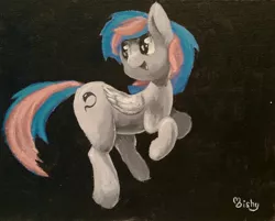 Size: 1702x1370 | Tagged: safe, artist:flowbish, derpibooru import, oc, oc:starburn, pegasus, pony, traditional art