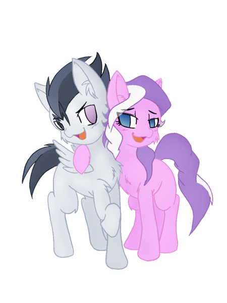 Size: 960x1280 | Tagged: safe, artist:asktheinfiltrators, artist:steelsoul, derpibooru import, diamond tiara, rumble, earth pony, pegasus, pony, cheek fluff, chest fluff, cute, female, fluffy, folded wings, hoof around neck, male, shipping, simple background, straight, tiarumble, transparent background