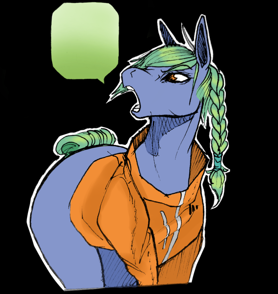 Size: 1132x1200 | Tagged: angry, artist:pantheracantus, braid, clothes, derpibooru import, female, oc, safe, simple background, unofficial characters only, wide hips, yelling