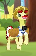 Size: 121x186 | Tagged: safe, derpibooru import, flam, pony, unicorn, cute, flamabetes, game screencap, gameloft, horses doing horse things, male, rearing, silly, silly pony, solo, stallion