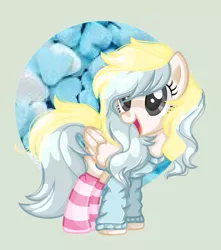 Size: 2336x2640 | Tagged: safe, artist:xxreddevil12xx, derpibooru import, oc, oc:candy petal, pegasus, pony, base used, clothes, female, high res, mare, socks, solo, striped socks, sweater