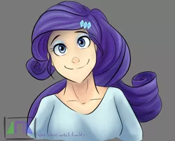 Size: 3000x2424 | Tagged: safe, artist:the-acolyte-artist, derpibooru import, rarity, human, equestria girls, beautiful, cartoony, cute, human coloration, humanized, looking at you, raribetes, smiling, solo