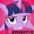 Size: 1024x1024 | Tagged: safe, editor:corpulentbrony, editor:twifag, twilight sparkle, pony, unicorn, twibooru, female, happy, image, lidded eyes, looking at you, mare, meta, official spoiler image, png, smiling, solo, spoiler image