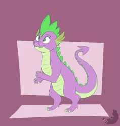 Size: 3507x3696 | Tagged: artist:drutheredpanda, derpibooru import, dragon, male, safe, solo, spike