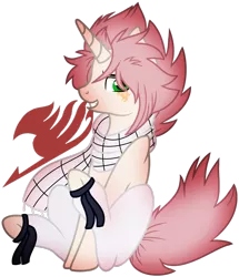 Size: 1024x1188 | Tagged: safe, artist:leanne264, derpibooru import, ponified, pony, unicorn, base used, clothes, fairy tail, male, natsu dragneel, scarf, simple background, solo, stallion, transparent background
