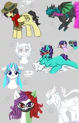 Size: 3264x5065 | Tagged: safe, artist:jolliapplegirl, derpibooru import, oc, oc:blueberry snowcone, oc:illusive spark, oc:marigold, oc:salt water taffy, oc:sunflare, oc:witch doctor, earth pony, hybrid, pegasus, pony, unicorn, ambiguous gender, blushing, blushing profusely, female, interspecies offspring, magical gay spawn, magical lesbian spawn, male, mare, next generation, offspring, parent:ahuizotl, parent:bon bon, parent:daring do, parent:doctor caballeron, parent:double diamond, parent:fluttershy, parent:king sombra, parent:lyra heartstrings, parent:party favor, parent:spike, parent:starlight glimmer, parent:sugar belle, parent:sunburst, parent:thorax, parents:cabelle, parents:darizotl, parents:lyrabon, parents:partydiamond, parents:sombrashy, parents:starburst, parents:thoraxspike, stallion