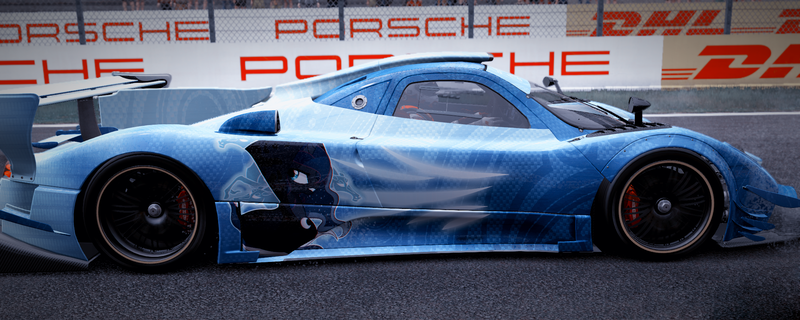 Size: 2160x865 | Tagged: artist:sakurastageani, artist:thelunagames, car, derpibooru import, pagani, pagani zonda, pagani zonda r, princess luna, project cars 2, safe