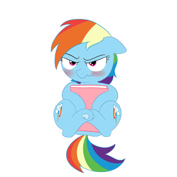 Size: 2000x2000 | Tagged: safe, artist:mkn, derpibooru import, rainbow dash, adorkable, book, cute, dashabetes, dork, grumpy, madorable, nerd