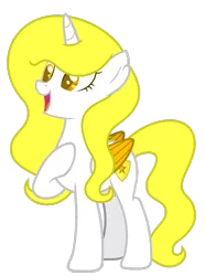 Size: 1024x1374 | Tagged: safe, artist:bloodlover2222, artist:pegasski, derpibooru import, oc, oc:golden shield, unofficial characters only, alicorn, pony, alicorn oc, base used, colored pupils, female, horn, mare, simple background, solo, transparent background, wings