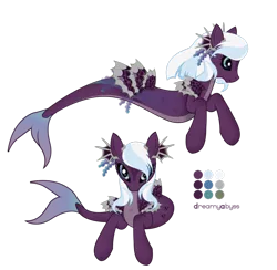 Size: 1024x998 | Tagged: safe, artist:zahpkiel, derpibooru import, oc, oc:dreamy abyss, unofficial characters only, kelpie, merpony, pony, digital art, female, mare, simple background, solo, transparent background