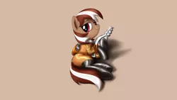 Size: 3840x2160 | Tagged: safe, artist:brisineo, derpibooru import, oc, oc:roulette, unofficial characters only, earth pony, pony, fallout equestria, fallout equestria: red 36, astronaut, backpack, boots, chrome, clothes, energy weapon, female, gun, high res, laser, looking at you, pinup, retro, rubber, shoes, simple background, smiling, solo, spacesuit, weapon