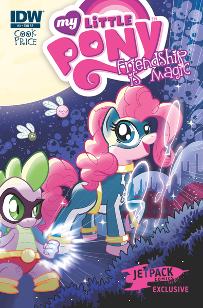 Size: 659x1000 | Tagged: derpibooru import, idw, pinkie pie, safe, spike, spoiler:comic