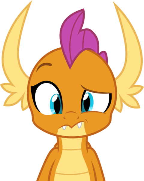 Size: 3998x5000 | Tagged: artist:dashiesparkle, derpibooru import, dragon, dragoness, female, non-compete clause, raised eyebrow, safe, simple background, smolder, solo, .svg available, transparent background, vector