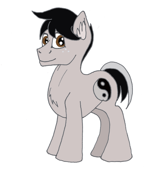 Size: 5475x5914 | Tagged: safe, artist:summerium, derpibooru import, oc, oc:spartan, unofficial characters only, earth pony, pony, absurd resolution, freckles, male, mixed media, smiling