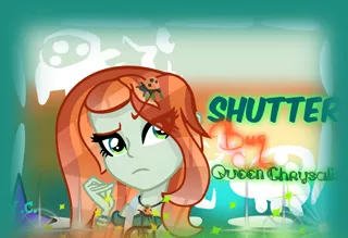 Size: 1124x768 | Tagged: safe, artist:yaycelestia0331, derpibooru import, crackle cosette, queen chrysalis, equestria girls, the mean 6, barrette, base used, equestria girls-ified, text