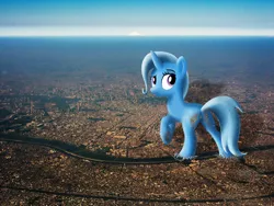 Size: 3000x2250 | Tagged: safe, artist:flutterbatismagic, derpibooru import, trixie, pony, giant pony, highrise ponies, irl, macro, mega trixie, photo, ponies in real life, tokyo