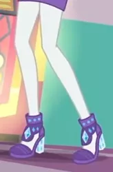 Size: 291x444 | Tagged: safe, derpibooru import, screencap, rarity, equestria girls, equestria girls series, pinkie pie: snack psychic, clothes, cropped, high heels, legs, pictures of legs, shoes
