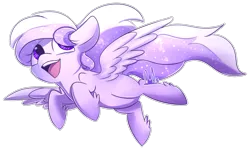 Size: 1600x962 | Tagged: safe, artist:paintcoloryt, derpibooru import, oc, oc:starstorm slumber, unofficial characters only, pegasus, pony, commission, cute, female, flying, simple background, solo, transparent background