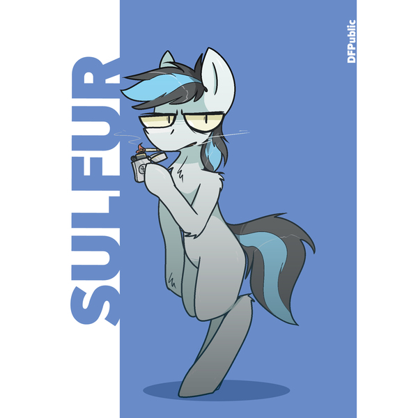 Size: 2000x2000 | Tagged: safe, artist:dfs, artist:difis, derpibooru import, oc, unofficial characters only, earth pony, pony, cigarette, commission, lighter, smoking, solo