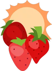 Size: 4096x5569 | Tagged: absurd resolution, artist:parclytaxel, cutie mark, cutie mark only, derpibooru import, no pony, safe, simple background, strawberry sunrise, .svg available, transparent background, vector