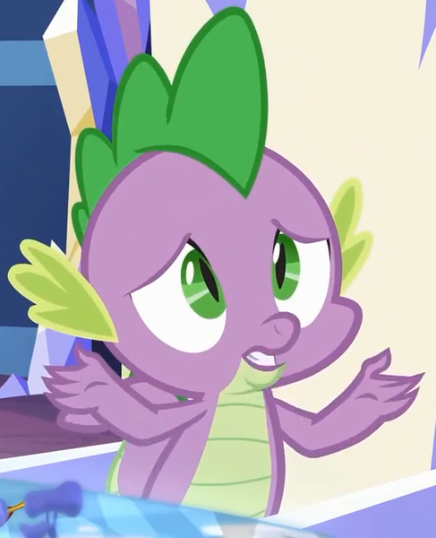 Size: 550x677 | Tagged: cropped, derpibooru import, dragon, male, safe, school daze, screencap, solo, spike