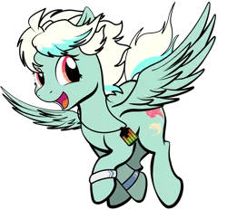 Size: 4965x4602 | Tagged: safe, artist:thesamstudio, derpibooru import, oc, unofficial characters only, pegasus, pony, absurd resolution, china ponycon, female, flying, looking at you, mare, simple background, smiling, solo, transparent background