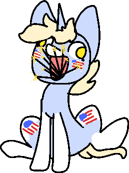 Size: 258x346 | Tagged: safe, artist:nootaz, derpibooru import, oc, oc:nootaz, unofficial characters only, pony, unicorn, 4th of july, :d, american flag, animated, derp, female, gentlemen, holiday, mare, mouth hold, open mouth, simple background, sitting, smiling, solo, sparklers, spread legs, spreading, this will end in tears and/or death, transparent background, wat, wide eyes