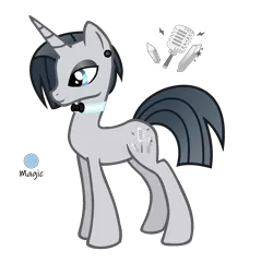 Size: 1857x1793 | Tagged: safe, artist:darbypop1, derpibooru import, oc, oc:stanley steel, pony, unicorn, bowtie, male, simple background, solo, stallion, transparent background