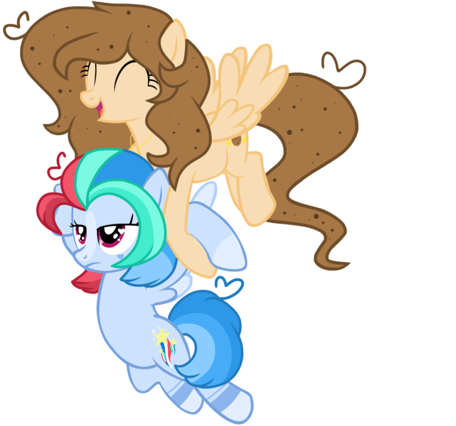 Size: 3610x3377 | Tagged: safe, artist:chococakebabe, derpibooru import, oc, oc:cookie star, oc:star paste, unofficial characters only, pegasus, pony, base used, female, high res, mare, simple background, transparent background