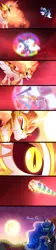 Size: 1280x5696 | Tagged: safe, artist:sugaryicecreammlp, derpibooru import, daybreaker, princess luna, pony, alternate design, alternate universe, comic, crying, elements of harmony, magic, mare in the sun, role reversal