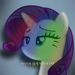 Size: 800x800 | Tagged: safe, artist:penguinsn1fan, artist:uponia, derpibooru import, rarity, pony, ariana grande, bust, cover, parody, portrait, solo