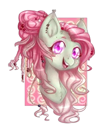 Size: 4000x4500 | Tagged: safe, artist:lastaimin, derpibooru import, oc, unofficial characters only, earth pony, pony, bust, female, happy, mare, portrait, simple background, solo, transparent background