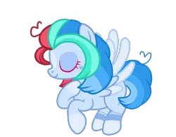 Size: 1150x895 | Tagged: safe, artist:chococakebabe, derpibooru import, oc, oc:star paste, unofficial characters only, pegasus, pony, eyes closed, female, hoof on chest, mare, simple background, solo, transparent background