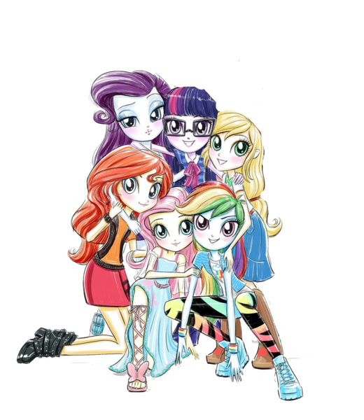 Size: 887x1024 | Tagged: safe, artist:superbobiann, derpibooru import, edit, editor:superbobiann, applejack, rainbow dash, rarity, sci-twi, sunset shimmer, twilight sparkle, equestria girls, equestria girls series, background removed, simple background, transparent background