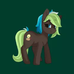 Size: 1000x1000 | Tagged: safe, artist:grim ponka, derpibooru import, oc, oc:bright idea, earth pony, pony, cutie mark, female, mare, simple background