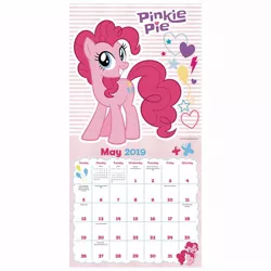 Size: 1000x1000 | Tagged: safe, derpibooru import, official, pinkie pie, pony, 2019, balloon, calendar, may, solo