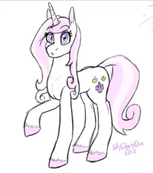 Size: 795x898 | Tagged: safe, artist:skydiggitydive, derpibooru import, fleur-de-lis, pony, unicorn, female, solo