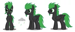 Size: 1377x589 | Tagged: 3/4 view, artist:flash equestria photography, cutie mark, derpibooru import, front view, male, multiple views, oc, oc:villainshima, reference sheet, safe, side view, simple background, solo, unofficial characters only, white background