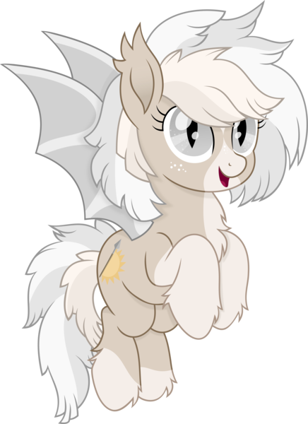 Size: 7785x10708 | Tagged: safe, artist:cirillaq, derpibooru import, oc, oc:cuddy, unofficial characters only, bat pony, pony, absurd resolution, chest fluff, cute, female, mare, simple background, solo, transparent background, vector