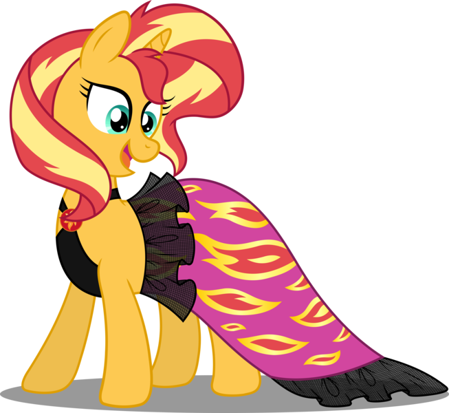 Size: 12283x11281 | Tagged: safe, artist:sugar-loop, derpibooru import, sunset shimmer, pony, unicorn, absurd resolution, build-a-bear, clothes, dress, female, gala dress, plushie, simple background, solo, toy interpretation, transparent background