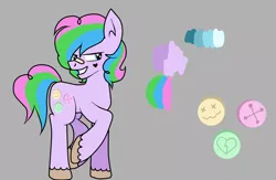 Size: 1024x667 | Tagged: safe, artist:the-75th-hunger-game, derpibooru import, oc, oc:sugar high, unofficial characters only, earth pony, pony, bandaid, cutie mark, drug dealer, drugs, drugs are bad mmmkay?, ecstasy (drug), heart, magical lesbian spawn, male, next generation, offspring, parent:pinkie pie, parent:rainbow dash, parents:pinkiedash, plaster, reference sheet, smiley face, solo, unshorn fetlocks