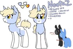 Size: 940x630 | Tagged: safe, artist:nootaz, derpibooru import, oc, oc:nootaz, unofficial characters only, pony, unicorn, female, reference sheet, simple background, smiling, solo, transparent background