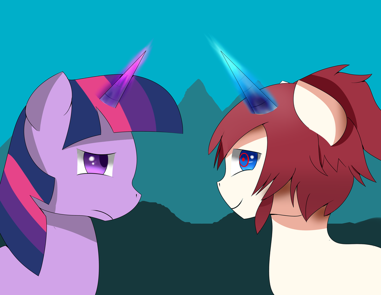 Size: 4000x3100 | Tagged: safe, artist:cocoapossibility, derpibooru import, twilight sparkle, oc, pony, unicorn, magic