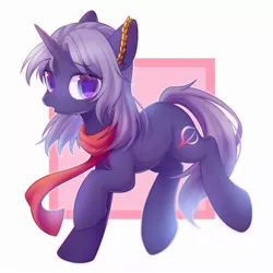 Size: 2000x2000 | Tagged: safe, artist:leafywind, derpibooru import, oc, unofficial characters only, pony, abstract background, clothes, colored pupils, female, looking at you, mare, open mouth, scarf, smiling, solo, starry eyes, wingding eyes