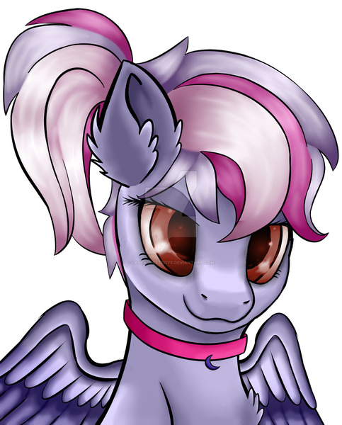 Size: 1024x1273 | Tagged: safe, artist:legenddestroye, derpibooru import, oc, oc:windbreaker, pegasus, pony, bust, female, mare, portrait, simple background, solo, watermark, white background