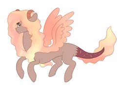 Size: 1024x744 | Tagged: artist:ashidaii, derpibooru import, draconequus, female, hybrid, interspecies offspring, oc, oc:solstice, offspring, parent:discord, parent:princess celestia, parents:dislestia, safe, simple background, solo, transparent background