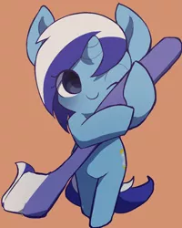 Size: 876x1096 | Tagged: safe, artist:ccc, derpibooru import, minuette, pony, unicorn, brushie brushie, cute, female, looking at you, mare, minubetes, solo, toothbrush