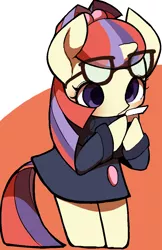 Size: 707x1089 | Tagged: safe, artist:ccc, derpibooru import, moondancer, pony, unicorn, female, glasses, mare, solo