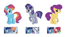 Size: 1241x719 | Tagged: safe, artist:andy-hazards, derpibooru import, night light, posey shy, twilight velvet, windy whistles, oc, unofficial characters only, pegasus, pony, unicorn, base used, blank flank, female, male, mare, nightvelvet, offspring, parent swap au, parent:night light, parent:posey shy, parent:twilight velvet, parent:windy whistles, parents:nightvelvet, parents:poseynight, parents:windylight, poseynight, shipping, simple background, straight, transparent background, windylight